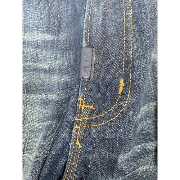 Raised Research Group LRG Straight Fit Jeans Men 38 Blue Mustaches J155010 style - Picture 10 of 15